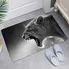 Roaring Lion Digital Printing Floor Mat Modern Bath Mats Nonwoven / Memory Foam Novelty Bathroom