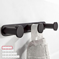 Robe Hook Adjustable Length / New Design / Creative Contemporary / Modern Stainless Steel / Low-carbon Steel / Metal 1pc - Bathroom Wall Mounted