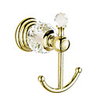 Robe Hook Contemporary Brass / Crystal 1 pc - Hotel bath