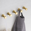 Robe Hook Cute / New Design / Adorable Contemporary / Modern Brass 3pcs Wall Mounted