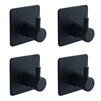 Robe Hook Self-adhesive Contemporary / Antique Stainless Steel 4pcs - Bathroom Robe Hook Wall Mounted miniinthebox
