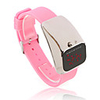 Robert Head Designed Red LED Wrist Watch - Pink