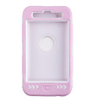 Robot Hard Rubber Case Cover For Touch4 (Pink)