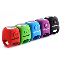 ROCKBROS Electric Bike Horn / Bell Waterproof Lightweight for Road Bike Mountain Bike MTB Cycling Bicycle Silica Gel Green Black Red 1 pcs / IPX 4 miniinthebox