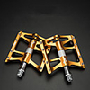 ROCKBROS Mountain Bike Pedals Flat Platform Pedals Sealed Bearing Lightweight Anti-Slip 3 Bearing Aluminium Alloy Chrome Molybdenum Steel for Cycling Bicycle Road Bike Mountain Bike MTB BMX Black