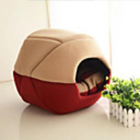 Rodents Dog Cat Bed Solid Colored Terylene Cotton 554438 cm