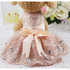 Rodents Dog Cat Dress Puppy Clothes Crystal / Rhinestone Party / Evening Ordinary Dog Clothes Puppy Clothes Dog Outfits Silver Costume for Girl and Boy Dog Silk XS S M L XL miniinthebox