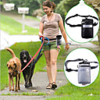 Rodents Dog Cat Treat Pouch Bag Portable Durable Casual / Daily Solid Colored Oxford Cloth Black Gray
