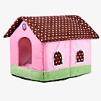 Rodents Dog Rabbits Beds Tent Cave Bed Pet House Solid Colored Portable Tent Fabric 48, 40, 40 cm