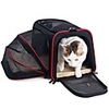 Rodents Dog Rabbits Carrier Bag Travel Backpack Kennel Crate Portable Breathable Multi layer Classic Oxford Cloth Medium Dog Black