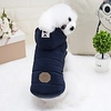 Rodents Dog Rabbits Jacket Puffer / Down Jacket Puppy Clothes Solid Colored Fashion Euramerican Outdoor Dog Clothes Puppy Clothes Dog Outfits Gray Light Blue Costume for Girl and Boy Dog Cotton S M L miniinthebox