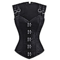 Roman Costumes Flapper Girl Overbust Corset Gothic Steampunk Costume Women