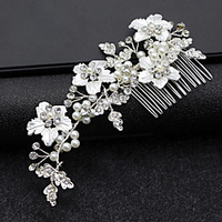 Romantic Cute Alloy Hair Combs / Flowers / Headdress with Imitation Pearl / Flower / Crystals / Rhinestones 1 PC Wedding / Special Occasion Headpiece miniinthebox