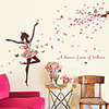 Romantic Flower Fairy Wall Stickers - Words amp;amp"es Wall Stickers Characters Study Room / Office / Dining Room / Kitchen
