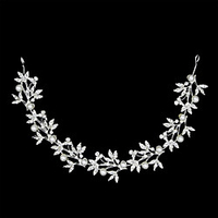 Romantic Sweet Alloy Headbands / Headdress / Headpiece with Crystals / Crystals / Rhinestones 1 PC Wedding / Special Occasion Headpiece miniinthebox