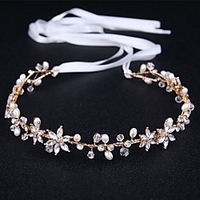 Romantic Sweet Alloy Headbands / Headdress / Headpiece with Crystals / Crystals / Rhinestones 1 PC Wedding / Special Occasion Headpiece miniinthebox