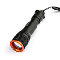 Romisen RC-29 CREE Q5 WC 3-Mode 180-Lumen Convex Lens LED Flashlight with Strap (1 AA/1 14500)