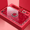 Rose Case For Apple iPhone 11 iPhone XR Bling Bling Mirror Back Cover iPhone Case Solid Colored Hard Tempered Glass Case for iPhone 11Pro 11ProMax XS iPhone XS Max