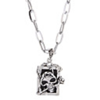 Rose Crossbones Alloy Necklace