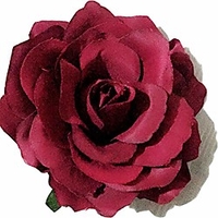 rose flower hair clips flower brooch pin hairpin for women nfj03 (white) miniinthebox