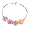 Rose Garden Pearl Necklace