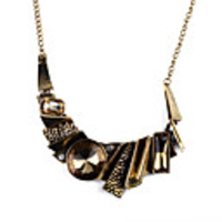 Rose Gold Color Plated Alloy Necklace