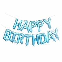 rose gold happy birthday balloons, 16 inch foil letter balloons banner for birthday party decorations