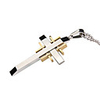 Rose Golden Plated Cross Shape Titanium Steel Necklace