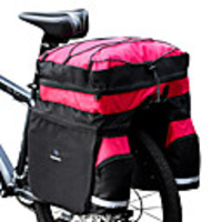 ROSWHEEL 60 L Bike Panniers Bag Rain Cover Bike Rack Bag 3 In 1 Multifunctional Large Capacity Bike Bag 600D Ripstop Bicycle Bag Cycle Bag Cycling Outdoor Exercise / Waterproof / Reflective Strips