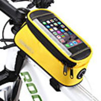 ROSWHEEL Cell Phone Bag Bike Frame Bag Top Tube 4.8 inch Touch Screen Cycling for Samsung Galaxy S6 iPhone 4/4S Samsung Galaxy S4 Yellow Red Blue Cycling / Bike / iPhone X / iPhone XR / iPhone XS