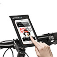 ROSWHEEL Cell Phone Bag Bike Handlebar Bag 6.2 inch Touch Screen Waterproof Portable Cycling for Samsung Galaxy S6 Samsung Galaxy S6 edge LGG3 Black Road Bike Mountain Bike MTB Outdoor / iPhone XS
