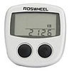 ROSWHEEL LCD Waterproof 13 Functions Bike Computer Bicycle Speedometer (White)