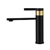Rotatable Bathroom Sink Faucet - Widespread Chrome / Oil-rubbed Bronze / Brushed Centerset Single Handle One HoleBath Taps