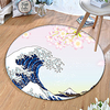 Round 5mm Area Rugs Machine Made Polyster Non Skid Modern 3D miniinthebox