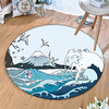 Round 5mm Area Rugs Machine Made Polyster Non Skid Modern 3D miniinthebox