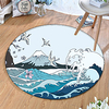 Round 5mm Area Rugs Machine Made Polyster Non Skid Modern 3D miniinthebox