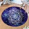 Round 5mm Area Rugs Machine Made Polyster Non Skid Modern 3D miniinthebox