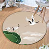 Round 5mm Area Rugs Machine Made Polyster Non Skid Modern 3D miniinthebox
