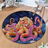 Round 5mm Area Rugs Machine Made Polyster Non Skid Modern 3D miniinthebox