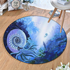 Round 5mm Area Rugs Machine Made Polyster Non Skid Modern 3D miniinthebox