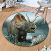 Round 5mm Area Rugs Machine Made Polyster Non Skid Modern 3D miniinthebox