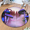 Round 5mm Area Rugs Machine Made Polyster Non Skid Modern 3D miniinthebox