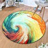 Round 5mm Area Rugs Machine Made Polyster Non Skid Modern 3D miniinthebox