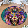 Round 5mm Area Rugs Machine Made Polyster Non Skid Modern 3D miniinthebox