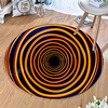 Round 5mm Area Rugs Machine Made Polyster Non Skid Modern 3D miniinthebox