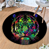 Round 5mm Area Rugs Machine Made Polyster Non Skid Modern 3D miniinthebox