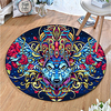 Round 5mm Area Rugs Machine Made Polyster Non Skid Modern 3D miniinthebox