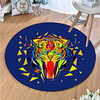Round 5mm Area Rugs Machine Made Polyster Non Skid Modern 3D miniinthebox