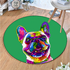 Round 5mm Area Rugs Machine Made Polyster Non Skid Modern 3D miniinthebox