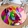 Round 5mm Area Rugs Machine Made Polyster Non Skid Modern 3D miniinthebox